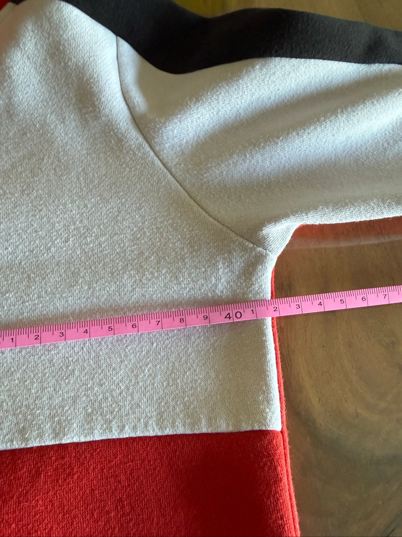 Moletom com capuz Adidas infantil 9-10 anos / 140 - Vermelho, branco e preto – photo 7